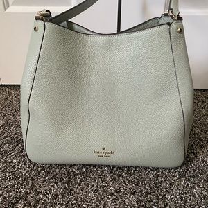 EUC Kate Spade Leila medium shoulder bag Pistachio Green